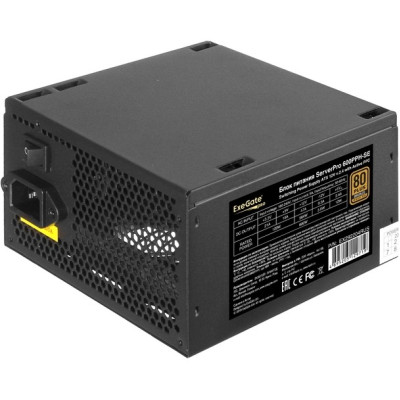 Серверный блок питания 600W EXEGATE SERVERPRO 80 PLUS® BRONZE 600PPH-SE